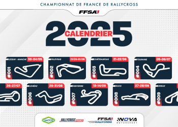 Istražite kalendar francuskog Rallycrossa za 2025. godinu!