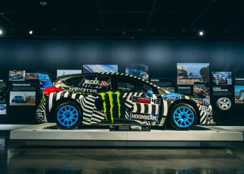 Ken Block koji je proslavio izložbu u muzeju Petersen Automotive Museum