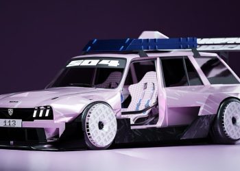 Peugeot Design Lab pretvara 504 Coupe u ružičasti trkački automobil za brdske utrke