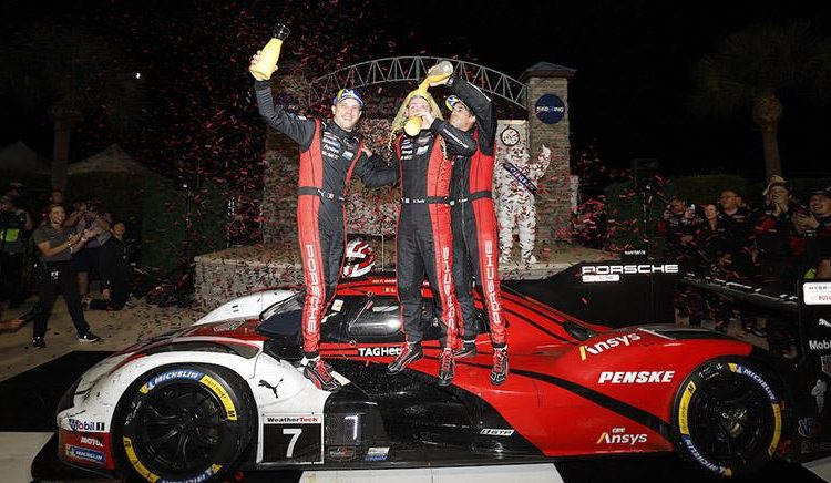 Tandy osigurava nasljeđe s pobjedom u Sebringu za Porsche, Penske Tandy osigurava nasljeđe s pobjedom u Sebringu za Porsche, Penske