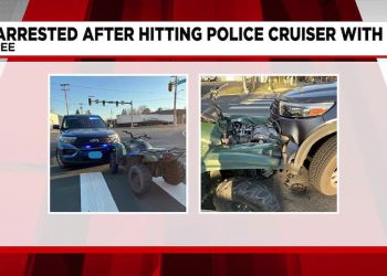 Ponovni prijestupnik uhvaćen nakon sudara s policijskim Cruiserom koristeći off-road vozilo