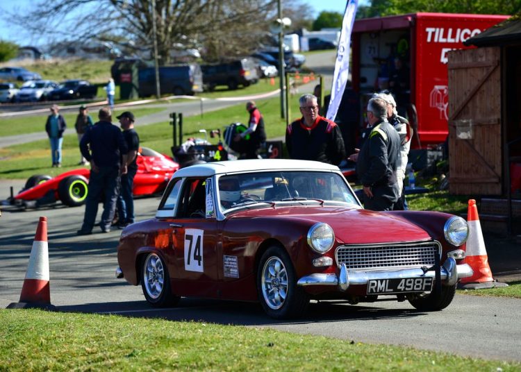 Klasični automobili na utrci u usponu Loton Park Hill Klasični automobili na utrci u usponu Loton Park Hill
