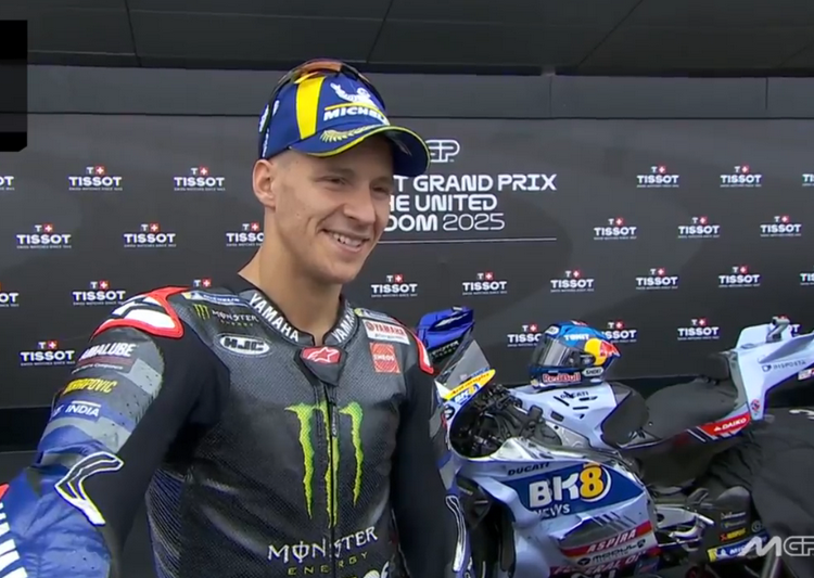 MotoGP, Silverstone Q2, Fabio Quartararo na pole, ali oprezno: “Kad napravite nekoliko krugova zaredom, to je malo kritično” MotoGP, Silverstone Q2, Fabio Quartararo na pole, ali oprezno: “Kad napravite nekoliko krugova zaredom, to je malo kritično”