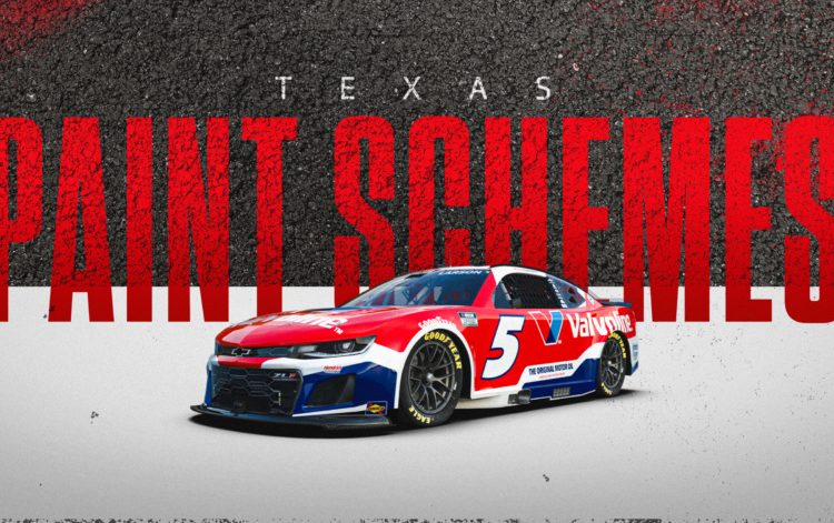 NASCAR shema boja: Pregled Hendrick Motorsports prilagođen za Texas NASCAR shema boja: Pregled Hendrick Motorsports prilagođen za Texas