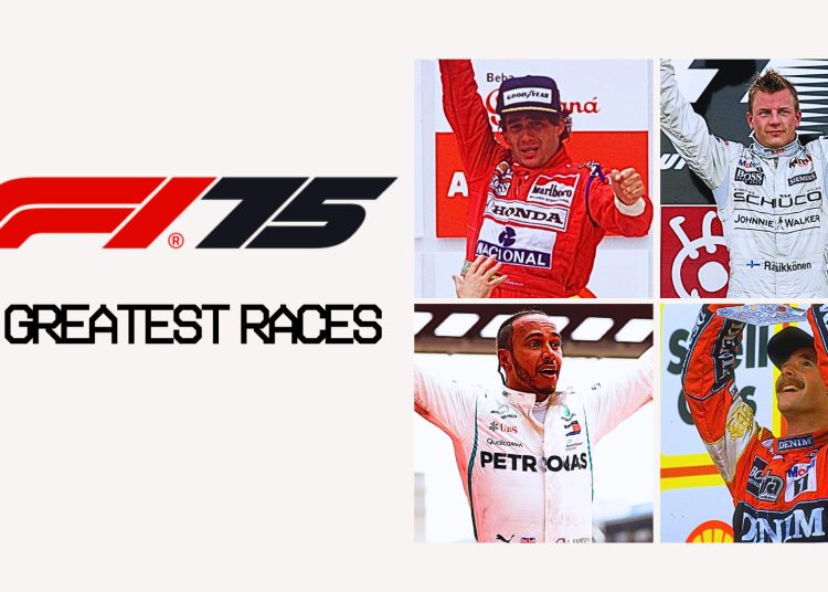 Najveće utrke: Proslava 25 najboljih utrka u 75 godina povijesti Formule 1 Najveće utrke: Proslava 25 najboljih utrka u 75 godina povijesti Formule 1