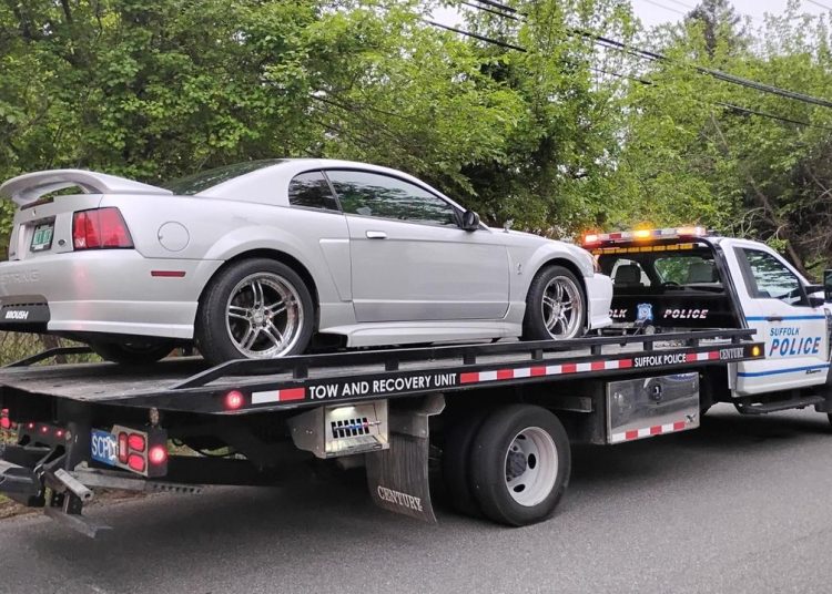 Radna skupina za preuzimanje okruga Suffolk identificira 9 vozača, zaplijenila 7 automobila u Medfordu zbog navodnih prekršaja izgaranja i plutanja