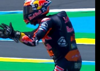 MotoGP Francuska J1, Brad Binder (KTM/17): Tri padova, na dnu ljestvice… bi li Brad Binder pretrpio učinak svog kolege Pedra Acosta?