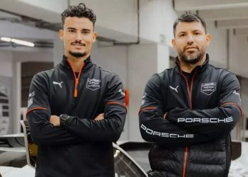 Pascal Wehrlein trenira nogometnu zvijezdu Sergija Agüera tijekom Formula E evo sesije, pogledajte uzbuđenje u akciji