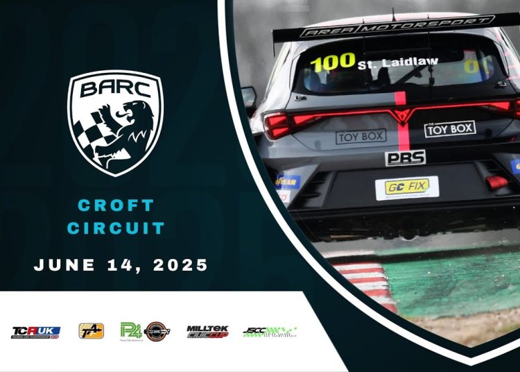 Road Racing Livestream iz Crofta: Britanski automobilski trkački klub na Croft Circuitu, uživo 14. lipnja