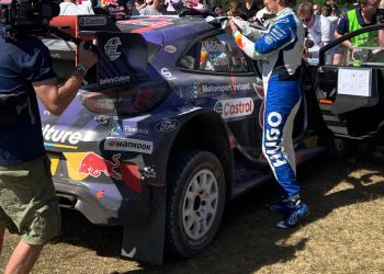 Liam Lawson uzorci WRC s Goodwood M-Sport vožnjom
