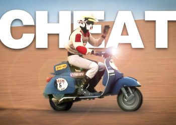 U vrijeme, neki genijalci su odveli Vespa skuter na Dakar off-road miting