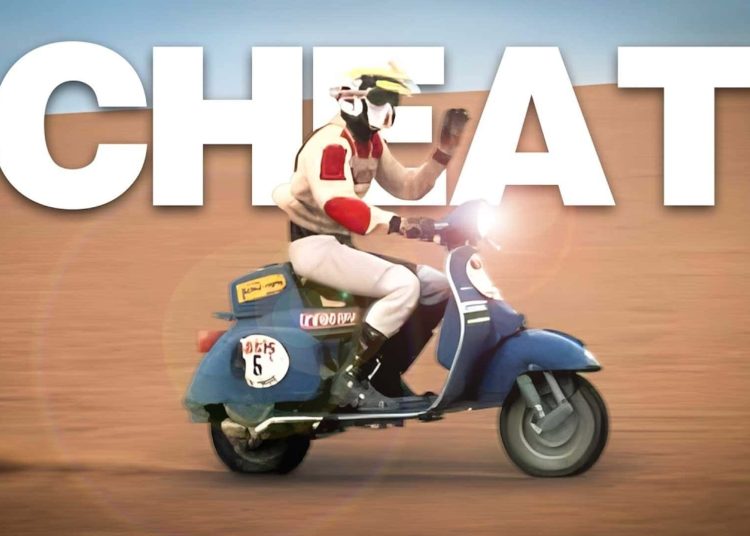 U vrijeme, neki genijalci su odveli Vespa skuter na Dakar off-road miting