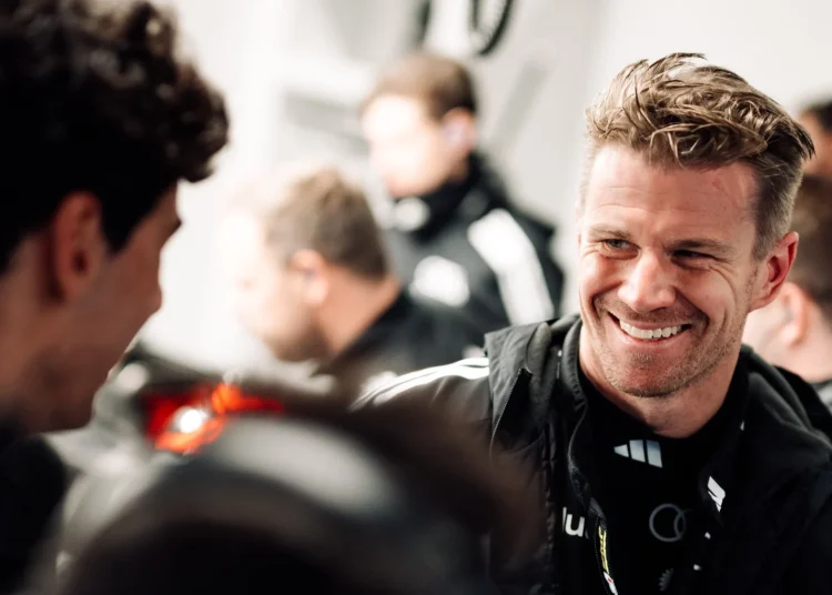 Audi se prvi put pojavljuje na stazi s bolidom za F1 2026. Audi se prvi put pojavljuje na stazi s bolidom za F1 2026.