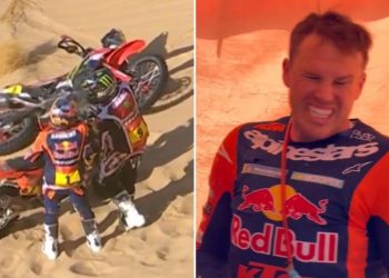 Ricky Brabec priskočio u pomoć ozlijeđenom australskom prvaku Danielu Sandersu nakon nesreće na reliju Dakar