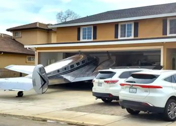 U ovom kalifornijskom kvartu zrakoplovi imaju pravo prolaza i parkiraju se na prilazima