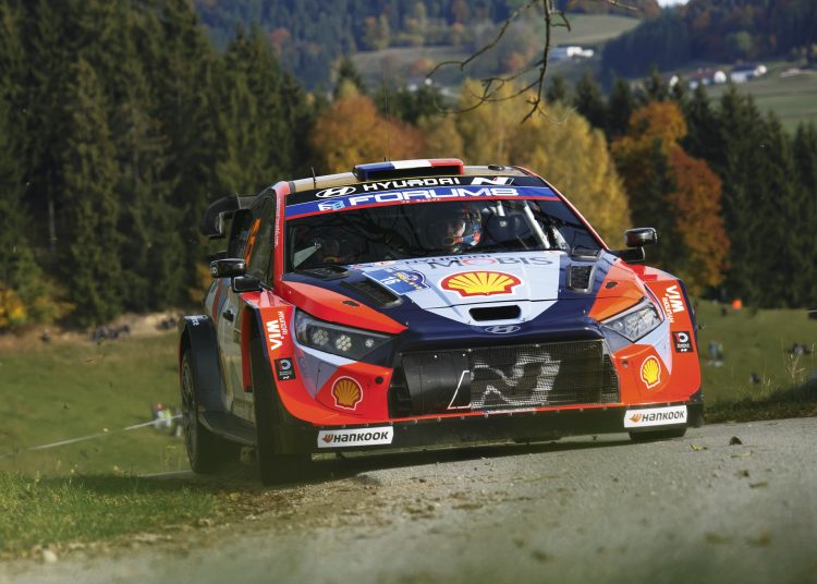 
WRC 12. kolo: Tänak održava nade za naslov na postolju za Hyundai Motorsport
