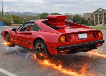 Ferrari 308 GTS: Dostojao bi filma “Povratak u budućnost” zahvaljujući svom superpunjenom V8 motoru