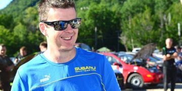 TIM SUBARU PUMA RALLYCROSS NA X GAMES GYMKHANA GRID S VOZAČEM DAVIDOM HIGGINSOM