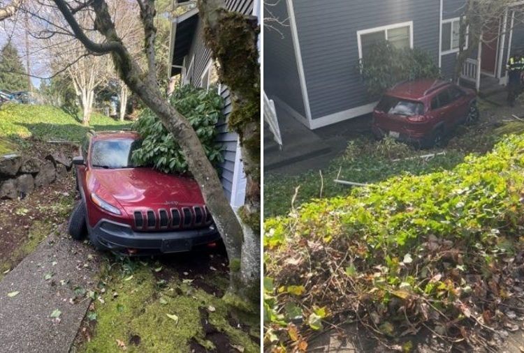 Tinejdžerski pokušaj driftanja iz Redmonda završio je slijetanjem vozila niz nasip visok 50 stopa u stambenu zgradu.