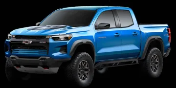 Chevrolet Colorado ZR2 način spuštanja tlaka za vožnju izvan ceste