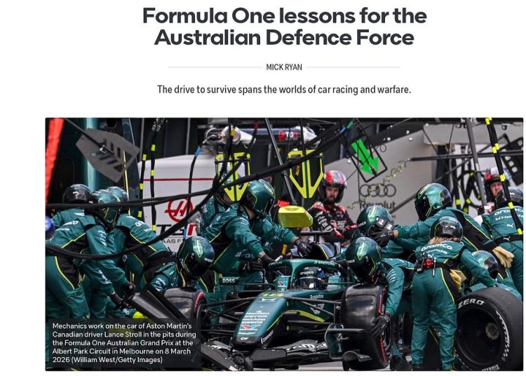 Formula 1, vojska i prilagodba tijekom razdoblja krize