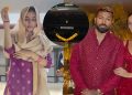 Mahieka Sharma izvodi Pooja dok kapetan Mumbai Indijanaca Hardik Pandya pozdravlja novi Ferrari vrijedan ₹12 Crore u stilu uoči IPL-a 2026.; Video
