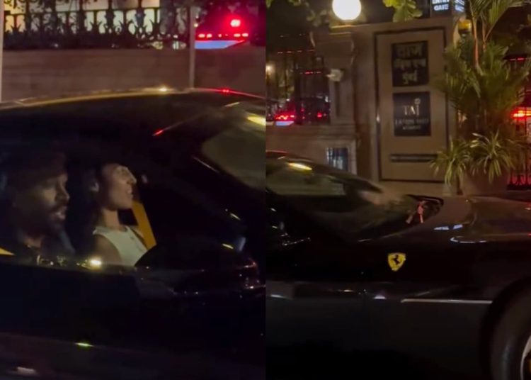 Novi Ferrari Hardika Pandye vrijedan 12 kruna privlači pažnju