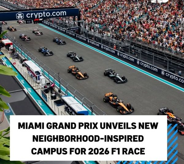 Impresivno iskustvo za obožavatelje očekuje nas na Velikoj nagradi Miamija 2026. godine. Ove godine kampus oko staze Formule 1 bit će potpuno redizajniran i inspiriran četvrtima Miamija.