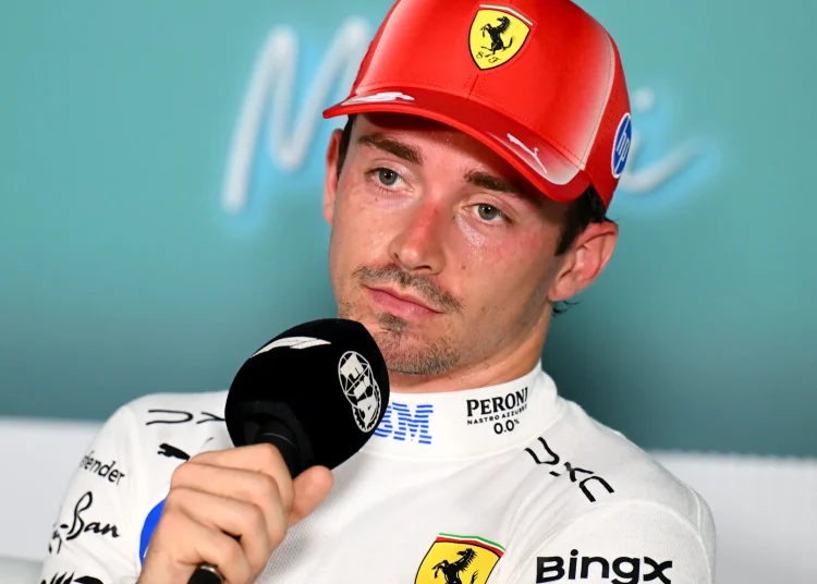 Charles Leclerc iz Ferrarija priznaje da je u zadnjem krugu Velike nagrade Miamija ‘sve bilo na moj račun’