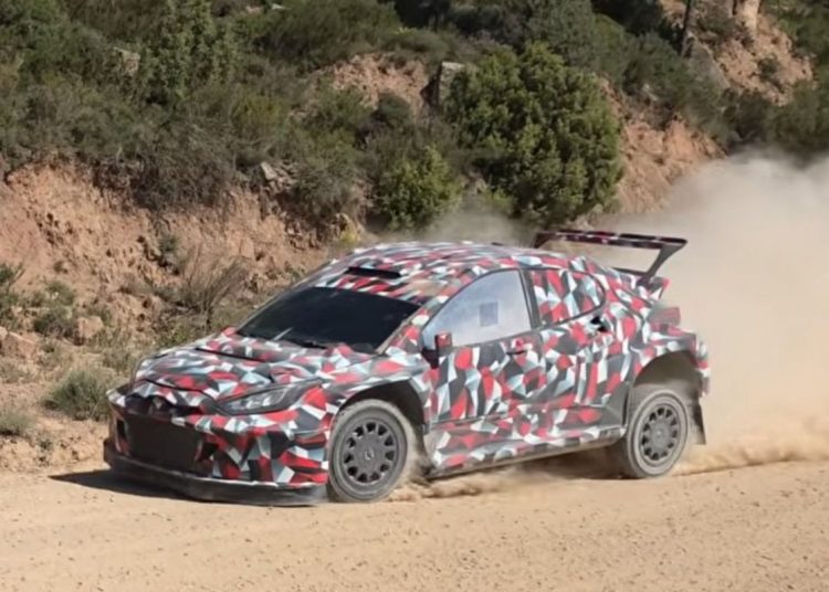 Toyota pojačava testiranje automobila za WRC 2027 s novim prototipom izgleda