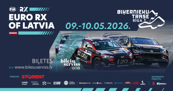 Europska rallycross sezona otvara se u Rigi s rekordnim brojem sudionika Europska rallycross sezona otvara se u Rigi s rekordnim brojem sudionika