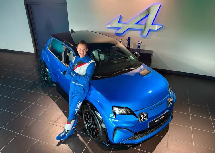 Julien Ingrassia na reliju Vosges Grand Est u reliju Alpine A290 Julien Ingrassia na reliju Vosges Grand Est u reliju Alpine A290