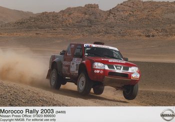 Nissan Pickup osvajaju relij Maroko 2003.