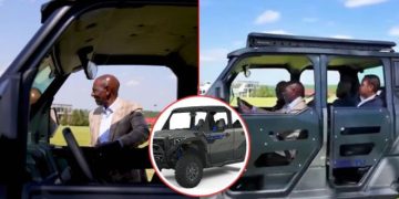 Unutar višemilijunskog terenskog vozila kojim je predsjednik Ruto prevozio predsjednika Somalije