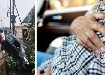 Automobil skliznuo s ceste nakon što je 55-godišnji muškarac doživio srčani udar za volanom u Jabalpuru