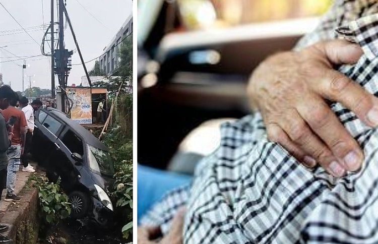 Automobil skliznuo s ceste nakon što je 55-godišnji muškarac doživio srčani udar za volanom u Jabalpuru Automobil skliznuo s ceste nakon što je 55-godišnji muškarac doživio srčani udar za volanom u Jabalpuru