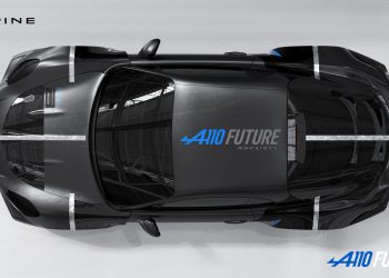 Električni Alpine A110 Future nastupa na Goodwood FOS-u
