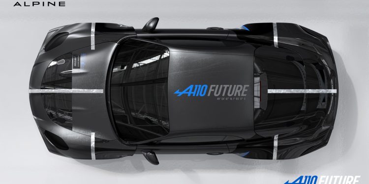 Električni Alpine A110 Future nastupa na Goodwood FOS-u