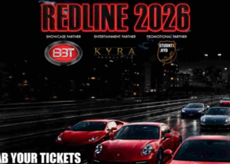 REDLINE 2026 TrackRun Hyderabad predstavit će 60 superautomobila
