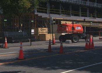 Trkaća staza Freedom 250 Grand Prix u centru DC-a dobiva svoj oblik