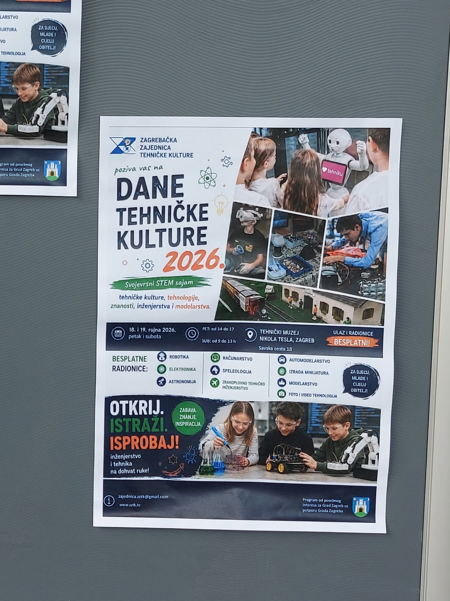 15. DANI TEHNIČKE KULTURE
Tradicionalna manifestacija “Dani tehničke kulture“, … 15. DANI TEHNIČKE KULTURE
Tradicionalna manifestacija “Dani tehničke kulture“, …