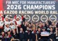 GAZOO Racing osigurava rekordnu šestu uzastopnu titulu među proizvođačima u WRC-u GAZOO Racing osigurava rekordnu šestu uzastopnu titulu među proizvođačima u WRC-u