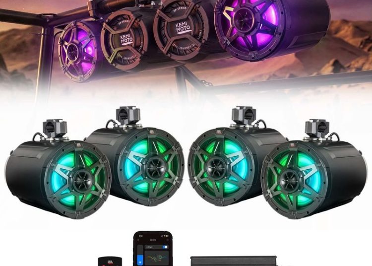 KEMIMOTO predstavlja KP64 6.5″ Tower zvučnike: pružaju 800 W neusporedive audio snage za entuzijaste UTV-a i ATV-a