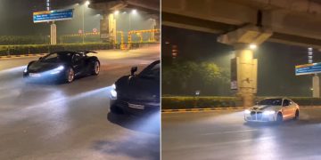 Viralni video iz Gurugrama: BMW drifta na cesti ispred McLarenovih superautomobila (GLEDAJTE)