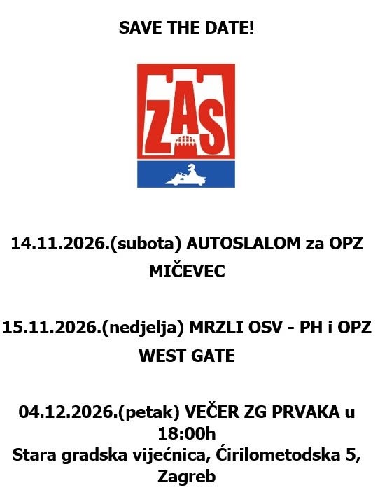 14. i 15.11. FINALE SEZONE OPZ-a
Nakon zaista fantastičnog SuperSlaloma od Kolm… 14. i 15.11. FINALE SEZONE OPZ-a
Nakon zaista fantastičnog SuperSlaloma od Kolm…