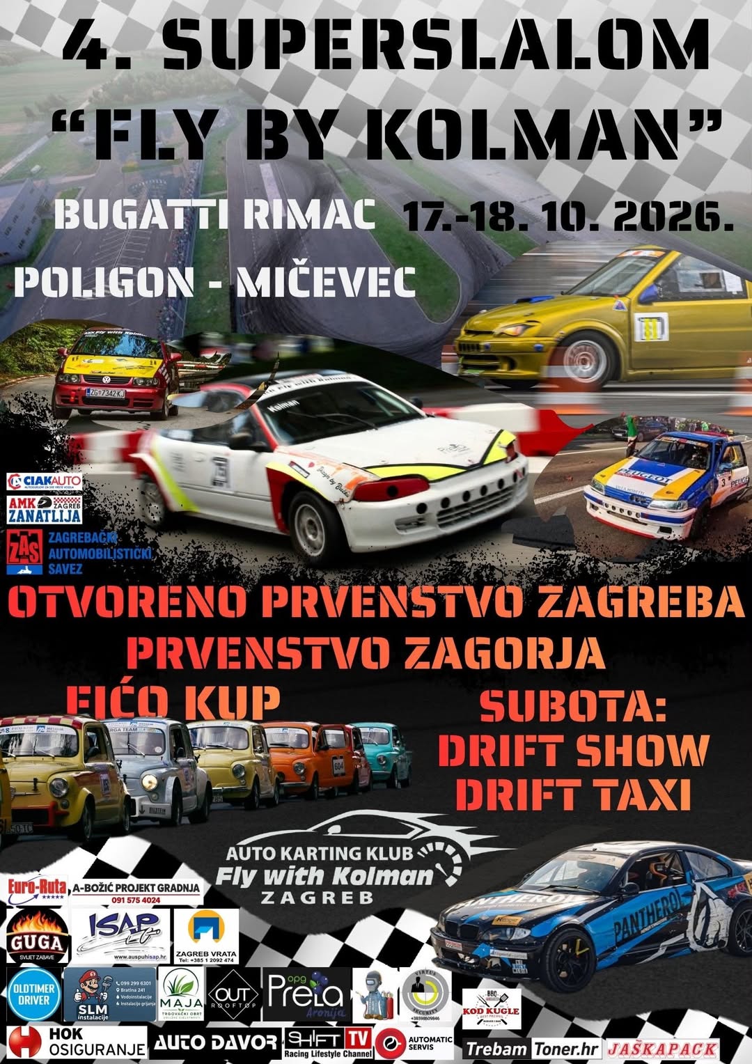 4. SUPERSLALOM
FLY BY KOLMAN
U organizaciji AKK Fly with Kolman, u nedjelju 18… 4. SUPERSLALOM
FLY BY KOLMAN
U organizaciji AKK Fly with Kolman, u nedjelju 18…