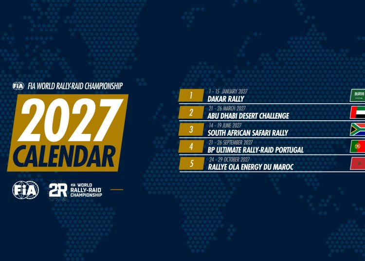 FIA odobrila kalendar Svjetskog prvenstva u reli-raidovima za 2027. godinu s pet rundi FIA odobrila kalendar Svjetskog prvenstva u reli-raidovima za 2027. godinu s pet rundi