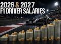 Statistika plaća vozača Formule 1 za 2026. i 2027. godine